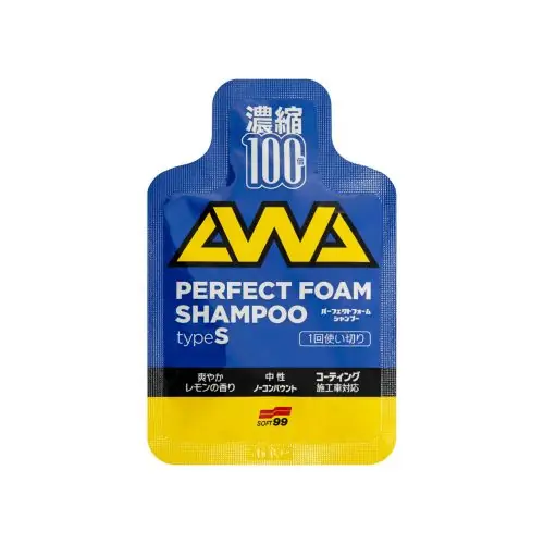 Végkiárusítás Soft99 Perfect Foam Shampoo Type S - Autósampon és aktív hab 11ml