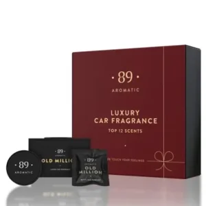 Aromatic 89 Luxus autóillatosító csomag karácsonyi kiadás (12db illattal) Expressz kézbesítés