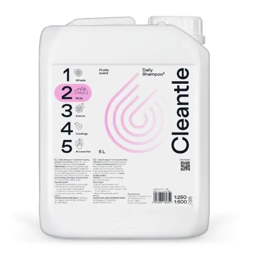 Biztonságos fizetés Cleantle Daily Shampoo ² - Autósampon koncentrátum 5L