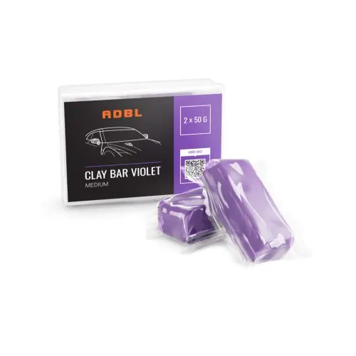 Biztonságos fizetés ADBL Clay Bar Violet - Közepes lakktisztító gyurma 2x50g
