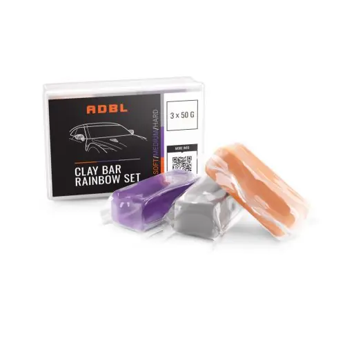 ADBL Clay Bar Rainbow Set - Lakktisztító gyurma csomag 3x50g Rendeld meg most