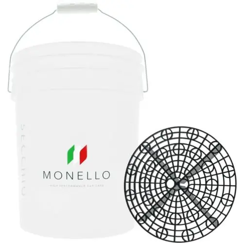 Monello Secchio Autókozmetikai vödör fekete szeparátorral Újdonság