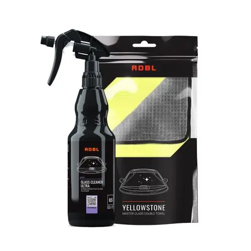 ADBL Glass Cleaner Ultra 0,5L & Yellowstone - Üvegtisztító csomag Vedd meg most