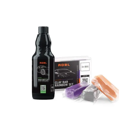 ADBL Wash and Clay 0,5L & Clay Bar Rainbow - Lakktisztító csomag Kedvezményes ár