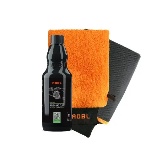 Olcsóbb ADBL Wash and Clay 0,5L & Clay Mitt - Lakktisztító mosás csomag