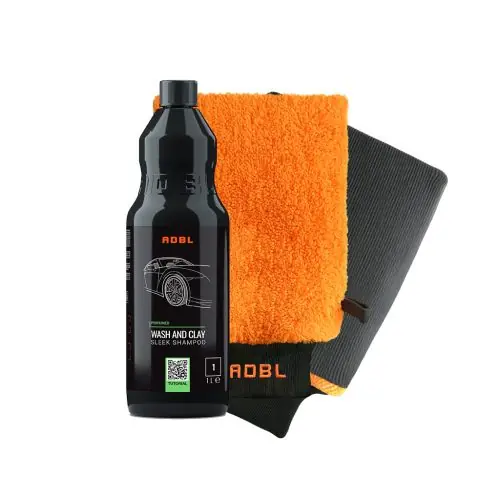 Árcsökkenés ADBL Wash and Clay 1L & Clay Mitt - Lakktisztító mosás csomag