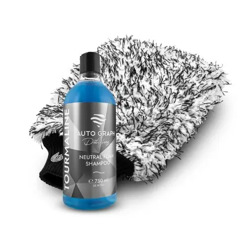 Auto Graph Tourmaline Blue 750ml & Cleantle Teddy Bear - Autósampon mosókesztyűvel Népszerű