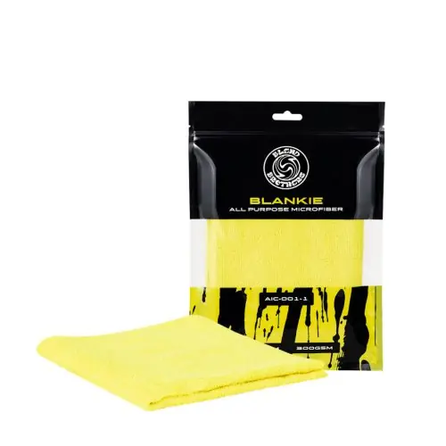 Blend Brothers Blankie Szegélymentes mikroszálas kendő 40×40 cm (300 gsm) Sárga Azonnali szállítás