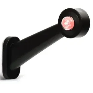 Ingyenes szállítás Gumilámpa 12/24V hosszú ferde ledes JOBB