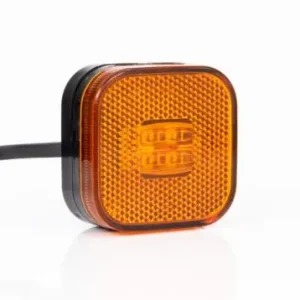 Helyzetjelző lámpa 12/24V (kocka) ledes, sárga Alacsony ár