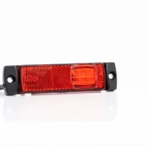 Nézd meg most Helyzetjelző lámpa 12/24V (téglalap) szélén ledes, piros