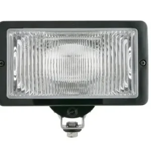 Ködfényszóró (téglalap) 241x135mm fehér üveg, fekete ház Különleges ajánlat