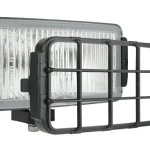 Vásárlói kedvenc Ködfényszóró PÁR (téglalap) 180x86mm fehér üveg, fekete ház+rács