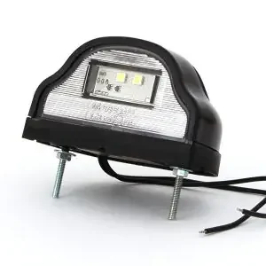 Ledes rendszám megvilágítás fekete (púpos) Kihagyhatatlan ajánlat