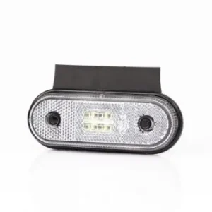 Szuper ajánlat Helyzetjelző lámpa 12/24V (120x46mm) ledes, fehér+tartó