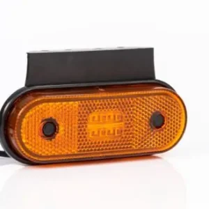 Helyzetjelző lámpa 12/24V (120x46mm) ledes, sárga+tartó Vásárlói kedvenc