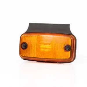 Helyzetjelző lámpa 12/24V (nagy téglalap) ledes, sárga+tartó Gyors szállítás
