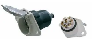 Elektromos aljzat S 7p 24V fém Kihagyhatatlan ajánlat