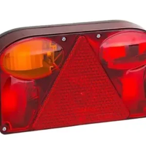 Hátsó lámpa 3szög prizmás ívelt BAL Szuper ajánlat