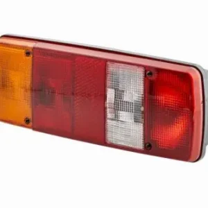 Hátsó lámpa 5 kamrás BAL+rendszám vil. Prémium