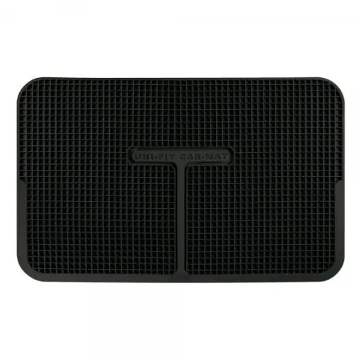 Gyors kiszállítás Gumi szőnyegvédő fekete (30x47 cm)