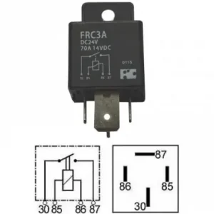 Akció Relé 24V 70A 4 lábú