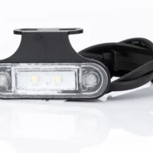 Helyzetjelző lámpa 12/24V (80x24mm) ledes, fehér+tartó Árengedmény