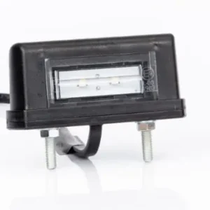 Rendszám megvilágítás fekete (kis téglalap) ledes Biztonságos fizetés