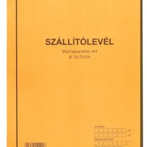 Utolsó esély SzállítólevélA/4 25x4