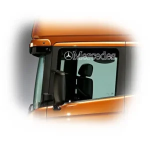 Logó+felirat légterelőre MERCEDES fehér (pár) Nézd meg most