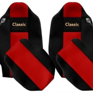 Méretpontos Renault üléshuzat Range T fix fejtámlás PIROS Gyors kiszállítás