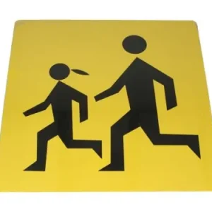 Biztonságos vásárlás Iskolabusz / Gyermekszállító autóbusz tábla fix