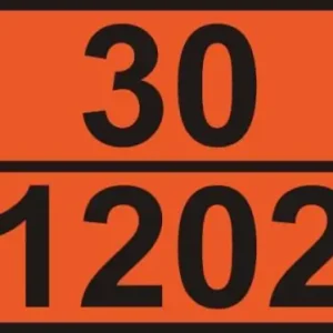 ADR tábla számozott 30/1202 gázolaj Korlátozott ajánlat