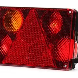 Hátsó lámpa 3szög prizmás szögletes BAL Expressz kézbesítés