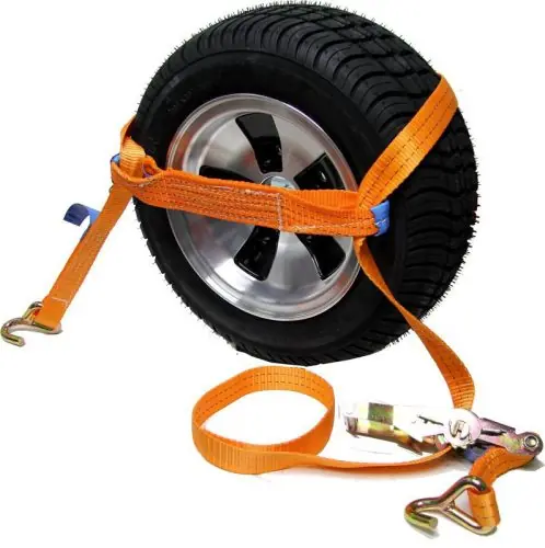 Vásárlói kedvenc Jármű rögzítő spanifer (5 cm széles) 5T 2 pontos rögzítés