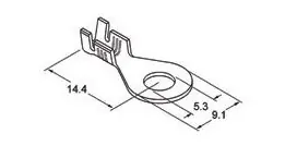 Vásárlói kedvenc Kábelvég szemes saru 5-ös 2,5 mm2 (10db)