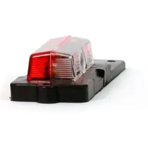 Szélességjelző lámpa IZZÓS piros-fehér+tartófül Gyors kiszállítás