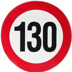 Sebesség korlátozó matrica 130 13cm Alacsony ár