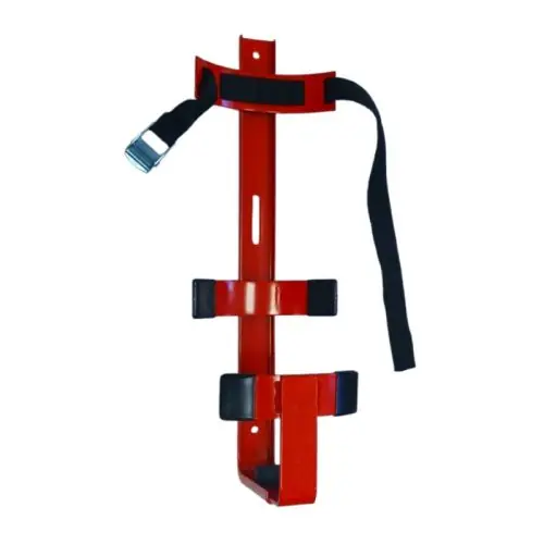 Tűzoltó készülék tartó konzol 6 kg-os készülékhez, hevederes Olcsóbb