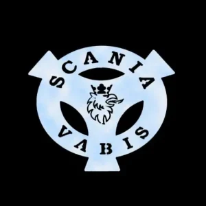 Gyors szállítás Scania Vabis inox dísz 30 cm