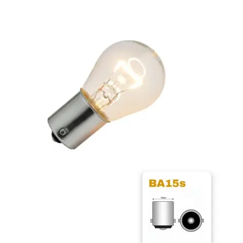 Cseresznye izzó 12V 21W fehér BA15S HELLA Legnépszerűbb