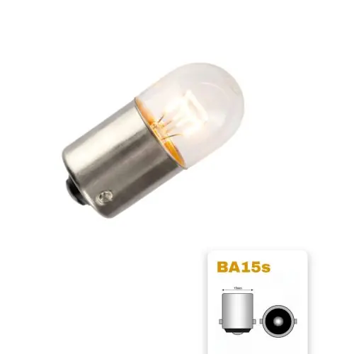 Ajánlat Cseresznye izzó 24V 5W fehér BA15S HELLA