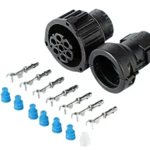 7 pol AMP csatlakozó egyenes műanyag kábelcsővel Különleges ajánlat