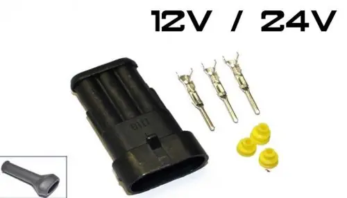 Csatlakozó 3 pol (aljzat) Végkiárusítás