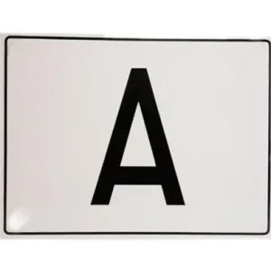 Biztonságos fizetés Hulladék szállító "A" tábla 40x30 cm