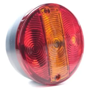 Szezonális akció Kör hátsó lámpa 3 funkciós BAL +rendszám (rapcsos)