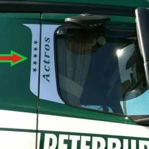 Legkelendőbb Mercedes Actros MP4 / MP5 inox ajtódísz párban