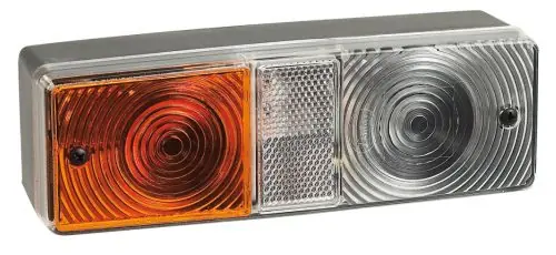 Biztonságos fizetés Index+fehér helyzetjelző lámpa téglalap