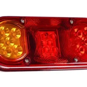 LED hátsó lámpa ovál 12/24V 3funkciós BAL Gyors szállítás