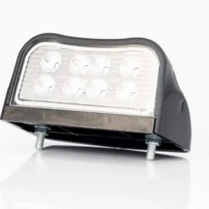 Olcsó Rendszám megvilágítás fekete (hullámos) ledes